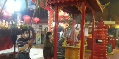 Gelar Imlek, Vihara Tangerang Terapkan Prokes
