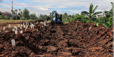 Pembangunan Embung di TPU Srengseng Sawah untuk Cegah Banjir