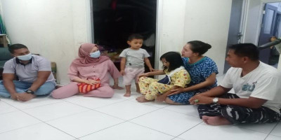 Laksanakan Anjangsana, Danyonmarhanlan XII Sambangi Rumah Anggota 