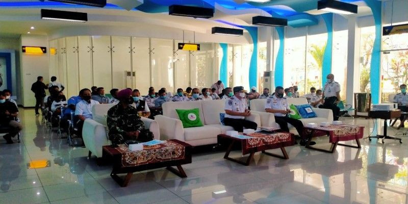 Pasiops Yonmarhanlan I Hadiri Undangan Kepala Kantor Kesyahbandaran Utama Belawan