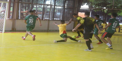 Peringati Hut Ke-61, Yonif 4 Marinir Gelar Lomba Futsal Antar Kompi 