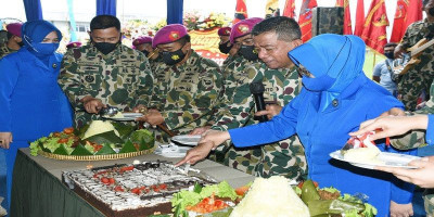 Acara Puncak Hut Ke-17 Pasmar 1 Diperingati Dengan Doa Bersama Dan Tasyakuran