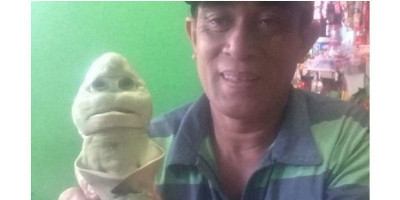 Nelayan Temukan Bayi Hiu Berwajah Mirip Manusia