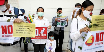 Pemberitaan yang Salah Bikin KBRI Yangon Jadi Sasaran Demo 