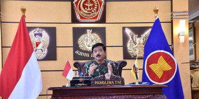 Sampaikan Ucapan Selamat, Panglima TNI Virtual Call dengan Pangab Diraja Brunei Darussalam