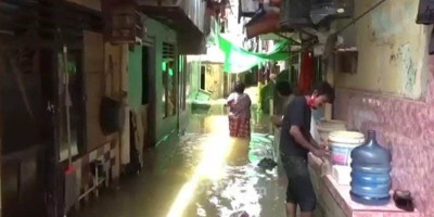 Ciliwung Meluap, Kebon Pala Terendam