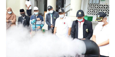 Bersih-bersih Rumah Ibadah Juga Upaya Mencegah Covid-19 