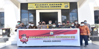 Asintel Danpasmar 3 Hadiri Deklarasi Pencanangan Zona Integritas  Menuju WBK dan WBBM