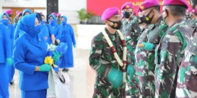 Tradisi Lepas Sambut Danlanmar Jakarta