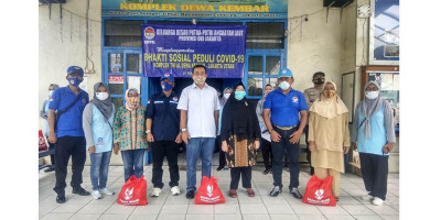 KBPPAL Bantu Warakawuri di Komplek AL Dewa Kembar