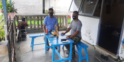 Jaga Silaturahmi, Perwira Yonmarhanlan I Kunjungi Rumah Prajurit 