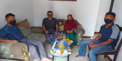 Manfaatkan Hari Libur, Perwira Yon Kapa 1 Marinir Laksanakan Anjangsana