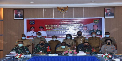 Paban Pamgal Sintel Pasmar 3 Ikuti Pembukaan Tmmd Ke-110 Kodim 1802/Sorong