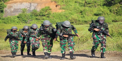 Tingkatkan Ketahanan Prajurit, Resimen Kavaleri 3 Marinir Pasmar 3 Gelar Latihan Hanmars 