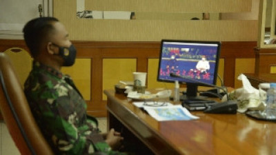 Dankormar Ikuti Rakornas Penanggulangan Bencana