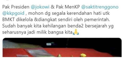 Jokowi Izinkan Asing Cari Harta Karun Bawah Laut, Susi Pudjiastuti Memohon 