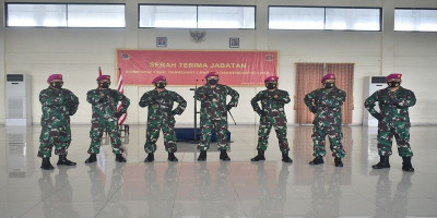 Komandan Pasmar 3 Pimpin Serah Terima Tiga Jabatan Strategis Dijajarannya