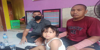 Wujud Nyata Kepedulian, Perwira Yonmarhanlan III Kunjungi Rumah Prajuritnya