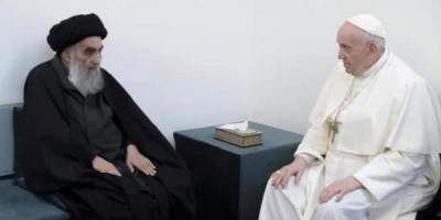Bicara Kekerasan di Irak, Paus Fransiskus Berterima Kasih kepada Ayatollah Ali al-Sistani  