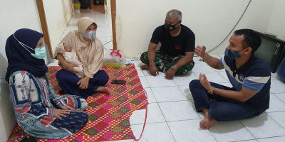 Wadanki Jaguar Yudha Isi Hari Libur dengan Bersilaturahmi ke Tempat Tinggal Prajuritnya