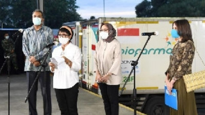 Menlu:  Indonesia Dukung Kesetaraan Akses Vaksin Covid-19 Bagi Semua Negara