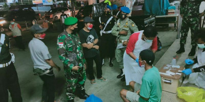 Tegakkan Protokol Kesehatan, Kodim Jayapura Gelar Patroli Yustisi Gabungan