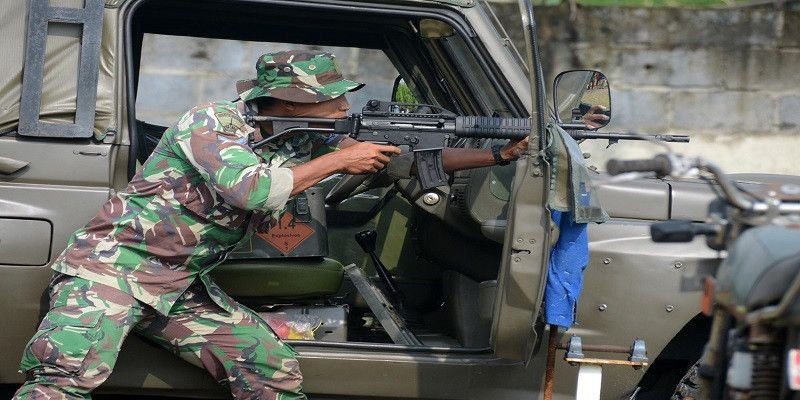 Brigif 2 Marinir Pasmar 2 Juara Pertama Lomba Tembak Reaksi