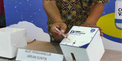 LIPI Ciptakan Alat Penghancur Jarum Suntik Vaksin Covid-19 