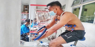 Prajurit Yonkomlek 2 Mar Pasmar 2 Laksanakan Urikes Kemampuan Sebagai Sarana Untuk Memelihara Kesiapan Tempur.