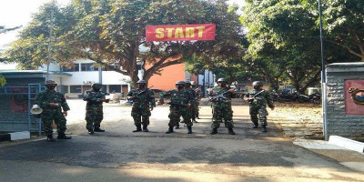 Prajurit Lanmar Jakarta Laksanakan Latihan Hanmars