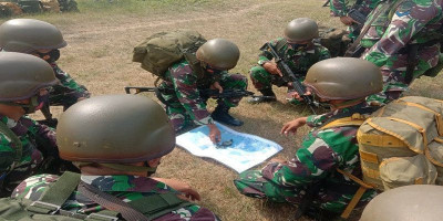 Asah Naluri Tempur, Yonmarhanlan I Laksankan Latihan Patroli 