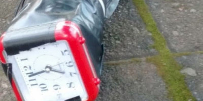 Begini Penampakan Benda Diduga Bom yang Ditemukan Dekat Rumah Petinggi KAMI