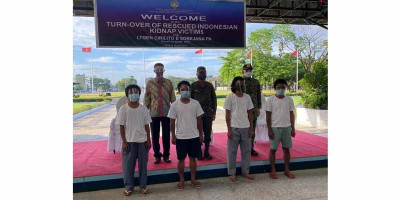 TNI Bantu Penyelamatan Hingga Pemulangan 4 WNI Korban Penculikan Abu Sayyaf