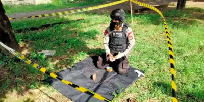 Enam Granat Tangan Ditemukan di Taman Raya Bung Hatta