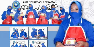 PG Jalasenastri Korps Marinir Ikuti Webinar Ayo Berkreasi Bersama