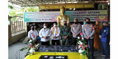 Pencanangan Kampung Tangguh Lintas Agama, GMRI Gelar Vaksinasi untuk Lansia 
