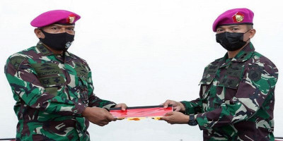 Jelang Sertijab, Komandan Batalyon Roket 2 Marinir Pasmar 2 Laksanakan Memorandum