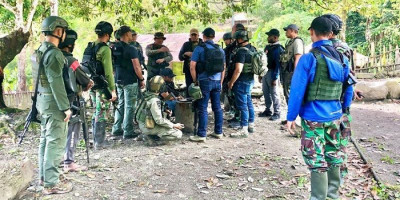 Pasca Teror KKB, Satgas Nemangkawi TNI-Polri Kendalikan Situasi di Distrik Beoga, Papua