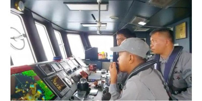 Bakamla RI Peringatkan Kapal Yunani yang Mondar Mandir di ALKI III