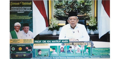 Wapres Harapkan Penguatan Ketahanan Pangan Dimulai dari Keluarga
