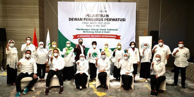 Pelantikan Perwatusi 2021-2024, Bangun Sinergi Tulang Sehat dan Kuat