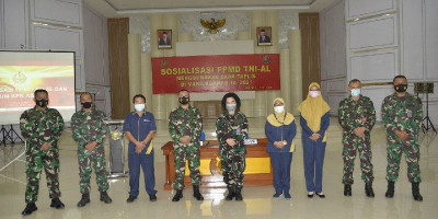 Prajurit dan PNS Mako Kormar Ikuti Sosialisasi Program Perumahan 