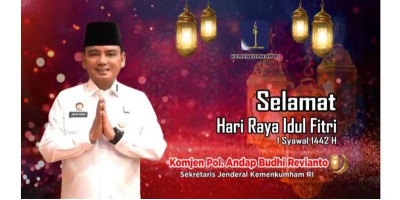Sekjen Kemenkumham Sidak Pegawai di Hari Pertama Usai Lebaran