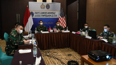Korps Marinir Ikut Dalam Pacific Command Amphibious Leaders Simposium (PALS) 2021