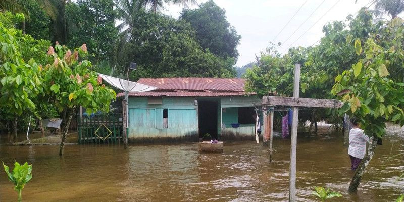 Banjir Masih Menggenangi Tiga Desa di Aceh Selatan