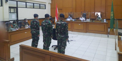 Sidang Putusan Terdakwa Kasus Penyerangan Polsek Ciracas