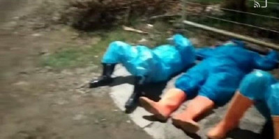 Viral, Kasus Corona Tinggi, Petugas Pemakaman Pasien Ini Tidur di Tanah