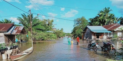 Nunukan Terendam Banjir 3 Hari, Hujan Sedang hingga Lebat Masih Berpotensi Terjadi 