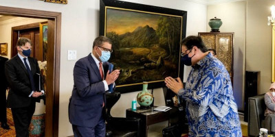 Airlangga Hartarto Bangga Inggris Mengakui Komitmen Indonesia dalam Bidang Pertanian 