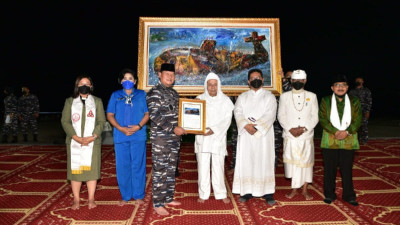 Genap 40 Hari, Dankormar Dampingi Kasal Doa Bersama  Untuk Patriot Sejati Nanggala 402